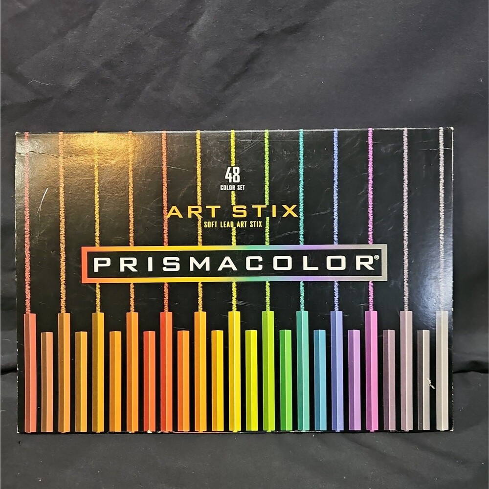 Vintage Prismacolor Art Stix 48 Count 1996 Slightly Used